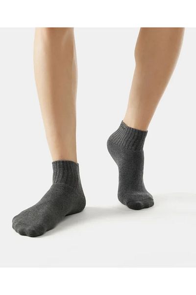 JOCKEY Sport Ankle Socks 7036-01 Gray for Men