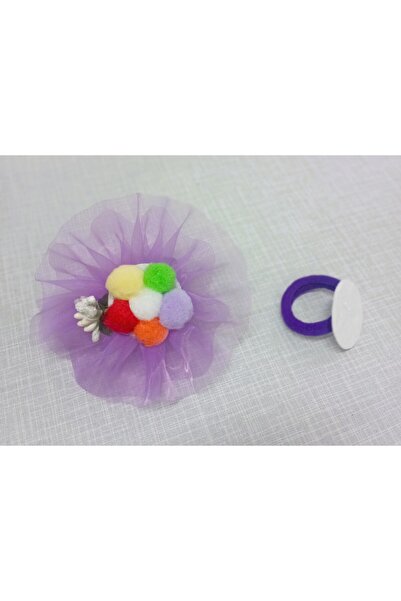 Lissa Aksesuar Μοντέλα πόρπης με λεπτομέρεια πομπομ σε τούλι