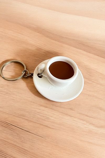 lina hobby Coffee Cup Keychain - Decorative Mini Cup Model