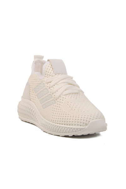 AYK'S White Lightweight Knitwear Unisex Sports Shoes Veneto g