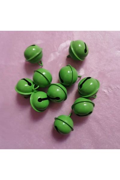 OZN AKSESUAR Green Color Handle Bell, Bell, Leash and Amigurumi Bell Book (20 Pieces)