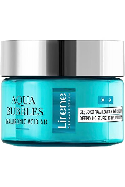 Lirene كريم أكوا بابلز الليلي والنهاري بحمض الهيالورونيك رباعي الأبعاد | كريم...