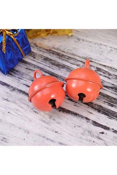 OZN AKSESUAR Orange Color Handle Bells, Bells and Leash Bell Set (20 Pcs)