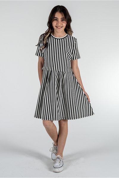 Kyron Rochie cu dungi pentru fete / Design elegant și elegant