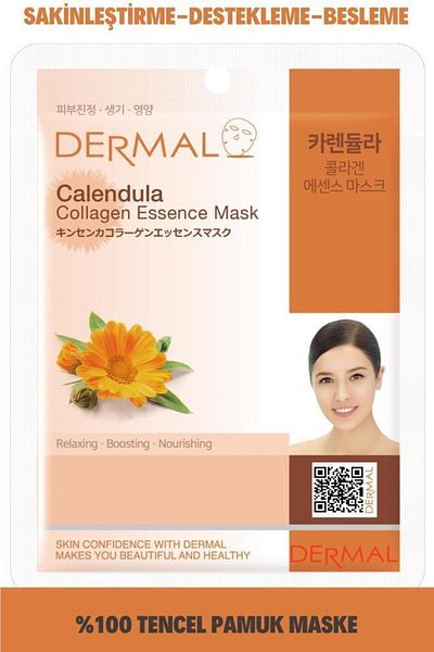 Dermal Calming, Supporting and Nourishing Collagen Mask with Calendula Extract 23 Gr