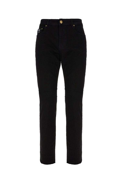 Versace Slim Fit Men's Coat Black Trousers 78Gab5S0Cdw00-909