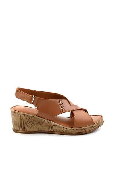 Bambi Taba Leather Women's Sandals K05552001203