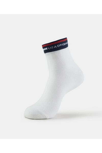 JOCKEY USA Originals Ankle Socks 7002-01 White for Men