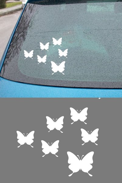 MIGNATIS Yapışan Tavşan Resmi Oto Araba Cam Sticker Çıkartma Bilgisayarlar,Kamyonlar, Motosikletler İçin
