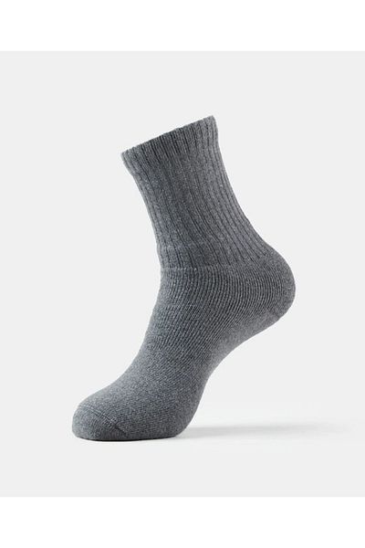 JOCKEY Sport Crew Socks 7035-01 Gray for Men