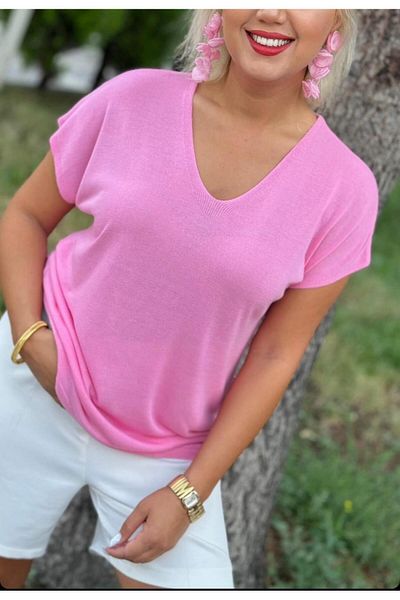 Overbazaar Mercerized Μπλούζα & Τουνίκ Μπλούζα με λαιμόκοψη S/m L/xl Μπλούζα Τουνίκ