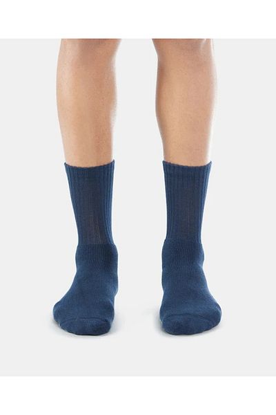 JOCKEY Sport Crew Socks 7035-01 Blue for Men