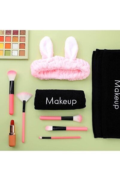 SB SizinBazar Elastik Spa Saç Bandı - Sevimli Tavşan Kafa Bandı