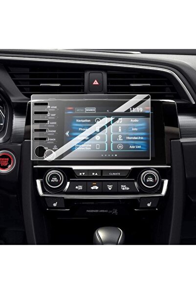 mrtglass لهوندا سيفيك FC5 واقي شاشة الوسائط المتعددة المعدل من الزجاج المقسى 9H