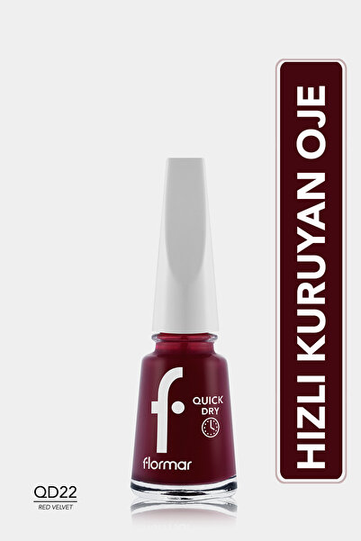Flormar Quick Dry Hızlı Kuruyan İnce Yapılı & Parlak Bitişli Oje