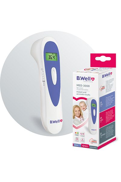 B Well B.WELL MED-3000 (96713) Non-Contact Infrared Thermometer