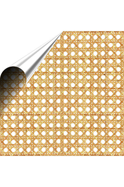 Baskı Madeni Hazeran Hasir Desenli̇ Yapişkanli Folyo (el Sanatlari, Dekorasyon Ve Kaplama Içi̇n)