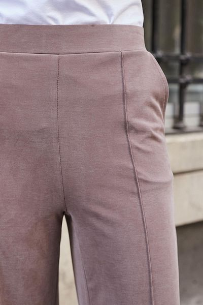Jument Women's Fashion Silky, Lycra Fabric Seat and Palazzo Pantalon with Wide Legs