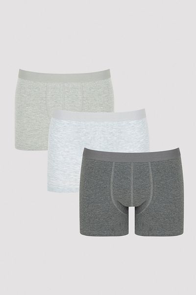 Penti Herren-Boxershorts im 3er-Pack in Basic-Grau