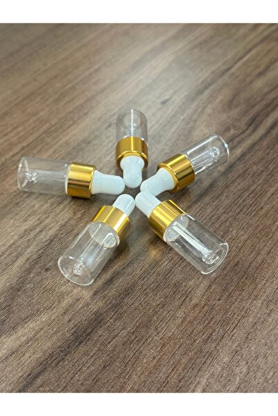 aysequlce 5li MİNİ serum şişesi boş şişe seyahat boy 3 ml damlatma mini damlatma