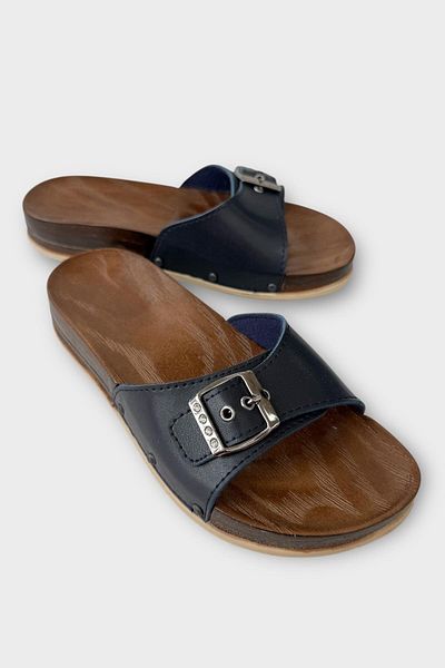 Liger Daily Slippers - Orthopedic Single Band Stylish Summer Dark Blue