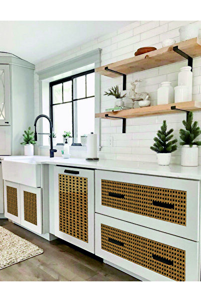 Baskı Madeni Hazeran Hasir Desenli̇ Yapişkanli Folyo (el Sanatlari, Dekorasyon Ve Kaplama Içi̇n)