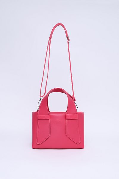 SHAKA Fuchsia SHK60 Geantă de umăr încrucișată din piele artificială cu un singur compartiment cu mâner dublu L:14 E:21 L:8 cm