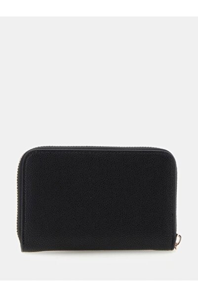 Guess ECO ALI SLG MEDIUM ZIP AROUND Kadın Siyah Cüzdan SWBG9511140-BLA