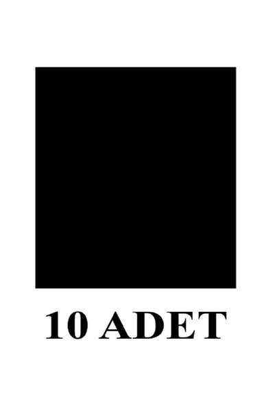 Genel Markalar 10 Adet A4 Yapışkanlı Eva 20x30cm Siyah