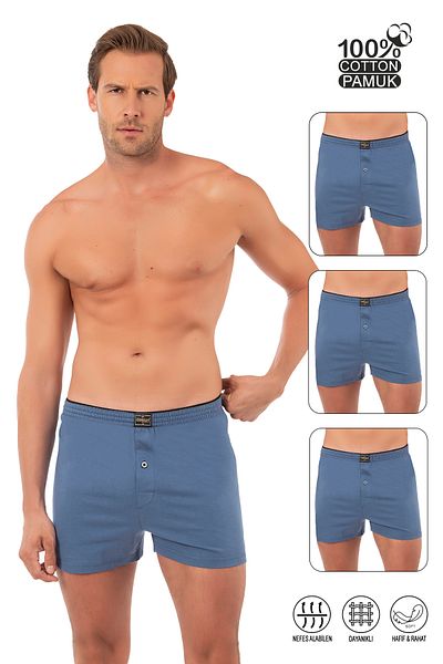 ÖZKAN underwear Boxer clasic din bumbac 3'ers pentru bărbați Özkan 0041