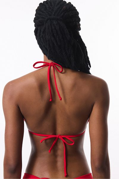 Penti Triangle Red Bikini Top