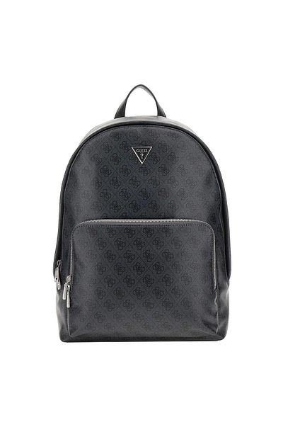 Guess Milano Compact Backpack Ανδρικό Μαύρο/κίτρινο Σακίδιο πλάτης Hmmılop5219-bkm