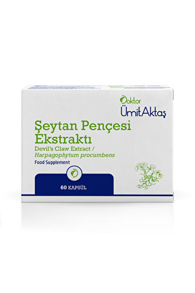 Dr. Ümit Aktaş Şeytan Pençesi - Devil's Claw - 60 Bitkisel Kapsül