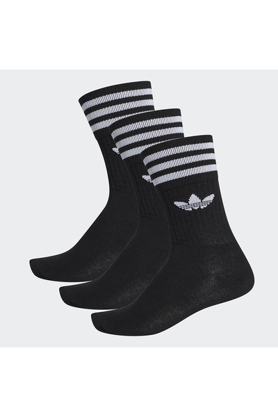 adidas جوارب أصلية للجنسين - جورب طاقم صلب - S21490