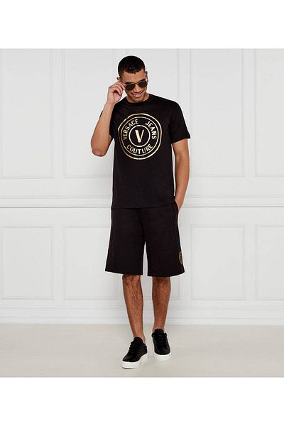 Versace معطف واق من المطر مطبوع عليه شعار عادي للرجال من Topla