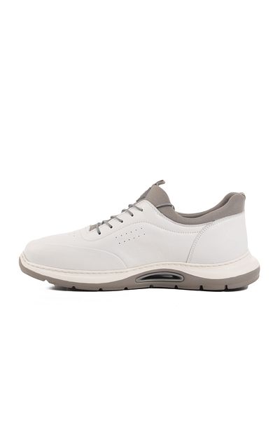 AYK'S Pantofi casual pentru bărbați din piele naturală albă 5Y2844-8225 M