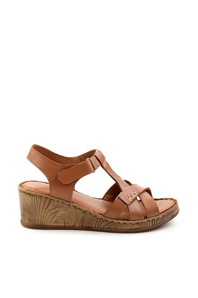 Bambi Taba Leather Women's Sandals K 05552006003