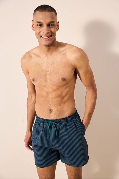 Penti Men's Think Multicolor Striped Swim Shorts