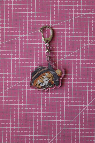 Akumastik Chuya Nakahara Acrylic Keychain - Anime Accessory 5 cm