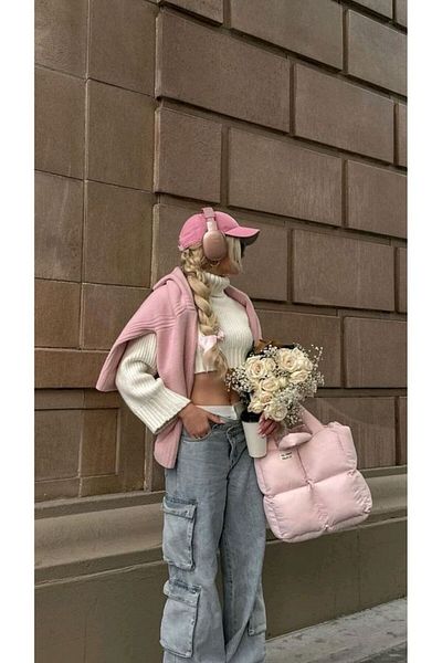 OX-RA Powder Pink Color Basic Unisex Adjustable Baseball Cap with Velcro Back