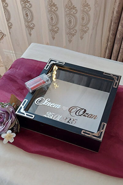Verda Çerçeve 25x25 cm crno-moderni (ZAPUŠENI) LED duboki memorijski okvir - ...