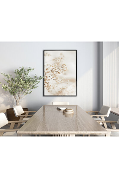 Harika bir ev HARİKABİREV | MOALE |   Model de floare ornamentată crem | TABL...