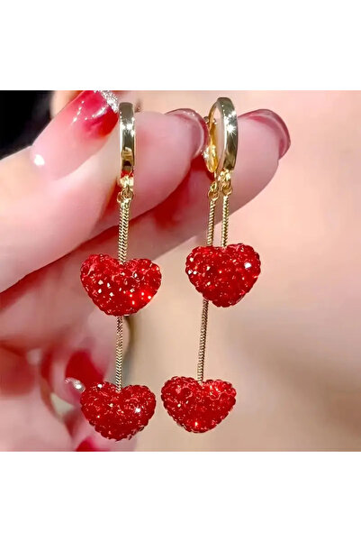 byozanyılmaz STONE HEART EARRING