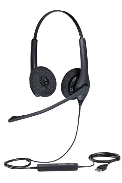 Jabra Jabra BIZ 1500 Duo Call Center Headset, USB, Microphone (Black)