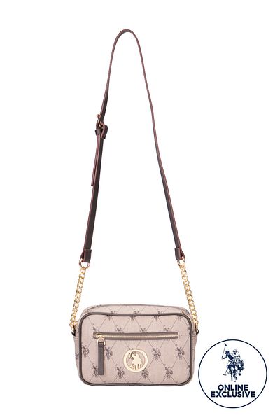 U.S. Polo Assn. Geantă de damă Crossbody Mink-Brown Us8704 - Exclusiv online