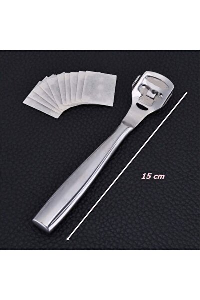 newnet Nasır Jileti Paslanmaz Çelik Törpü Ve 10 Adet Yedek Jilet