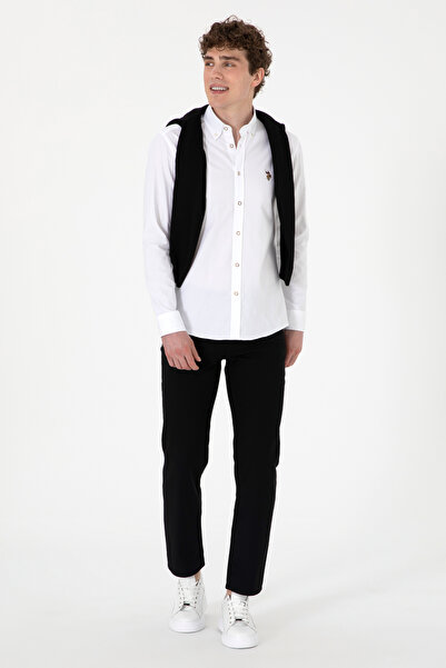 U.S. Polo Assn. Erkek Siyah Kanvas / Chino Pantolon 50291165-VR046