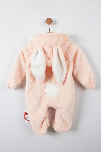 TRENDİMİZBİR (BY MURAT BABY) Rabbit Ear Detailed Baby Romper