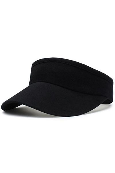 FELLMENS Black Tenisci Visor Kids Unisex Hat - 10-18 Years