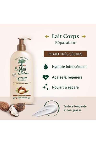 Le Petit Olivier Repairing Body Lotion With Shea Butter - Very Dry Skin, 250 ml